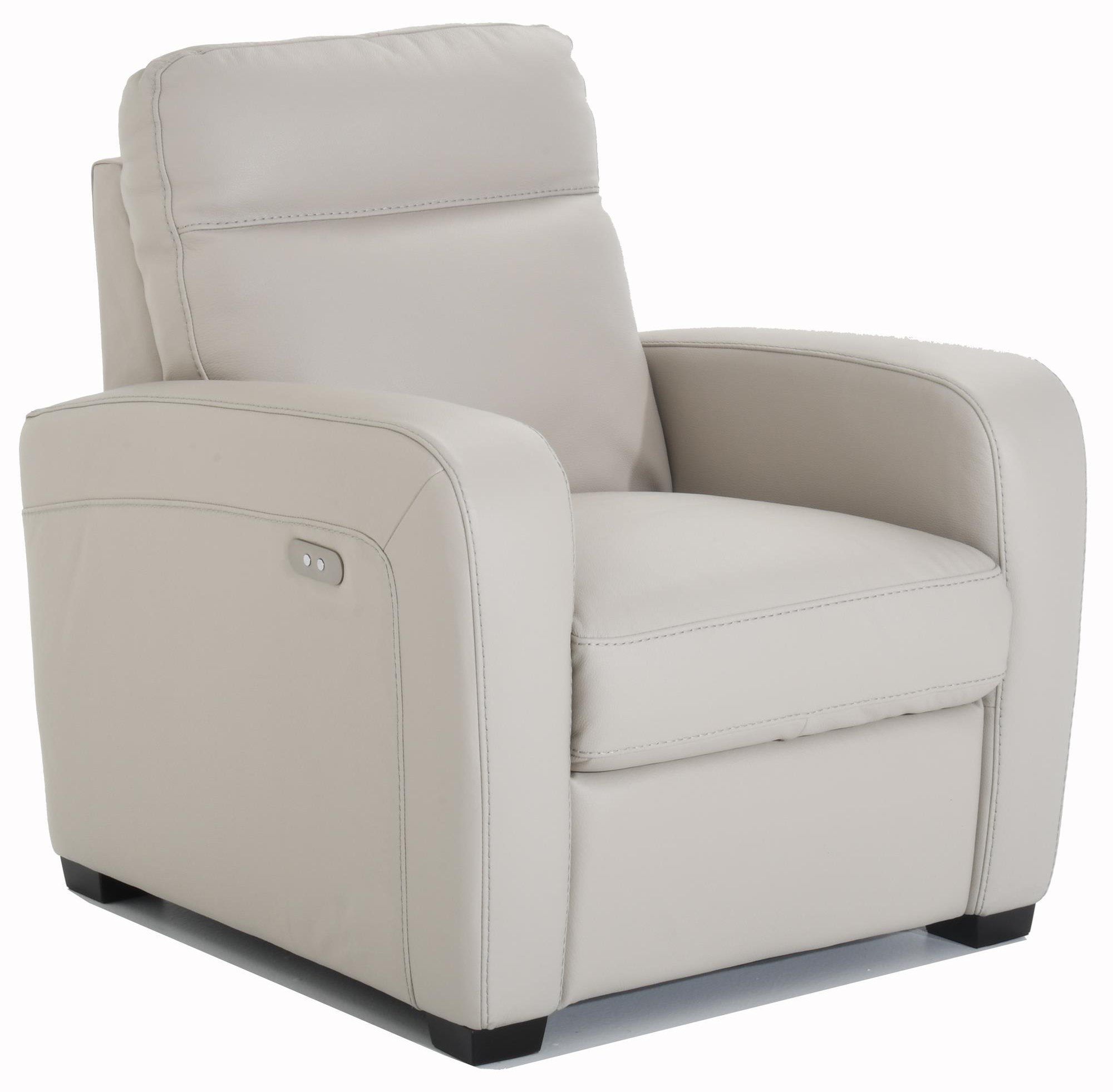 Natuzzi Editions Accoglienza B938154 Leather Power High Leg Recliner